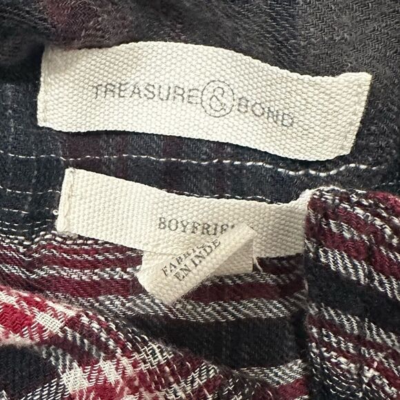Treasure & Bond Cut Off Flannel - Picture 4 of 5